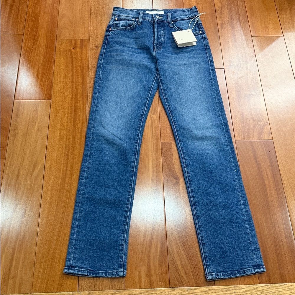 NWT MOTHER Women's The Hiker Skimp Mid Rise Jeans Size 23 - Picture 3 of 14